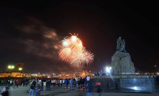 Fireworks across Russia to mark 71st anniversary of Victory in 1941-1945 Great Patriotic War