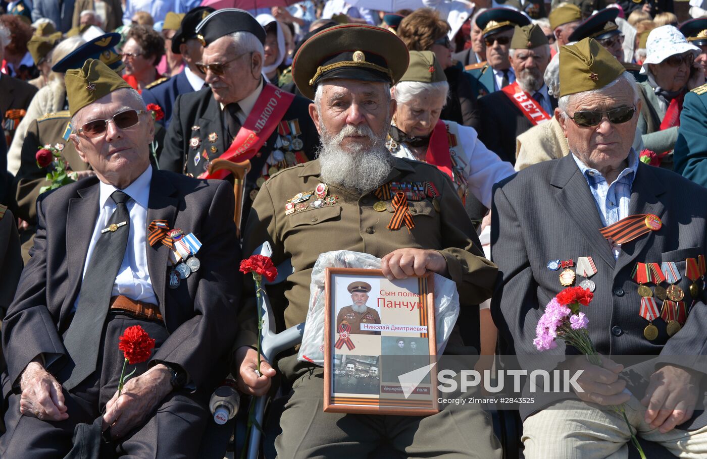 Victory Day parade in Russian cities