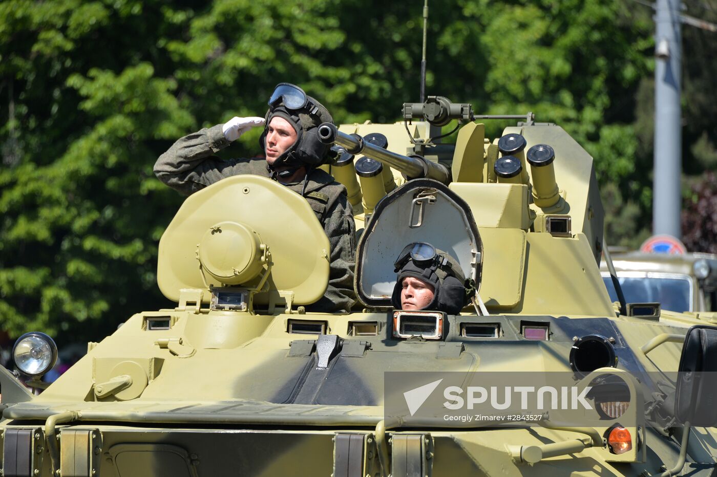 Victory Day Parade in Russian cities