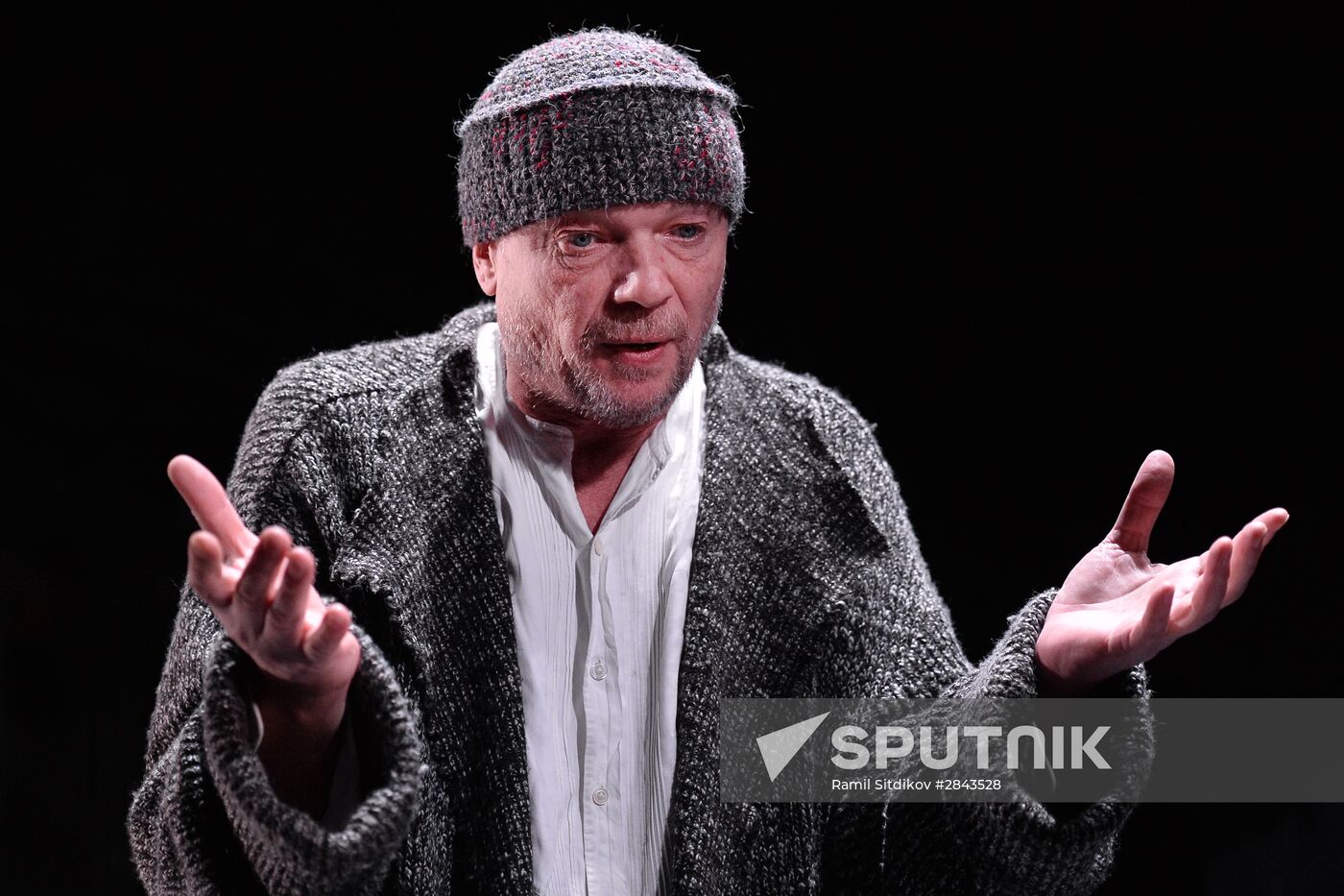 Rehearsal of play "Waiting for the Barbarians"
