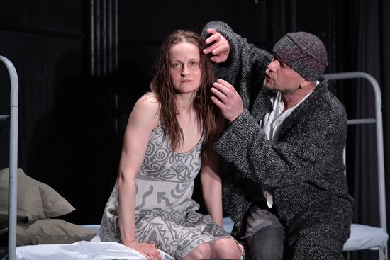 Rehearsal of play "Waiting for the Barbarians"