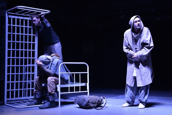 Rehearsal of play "Waiting for the Barbarians"