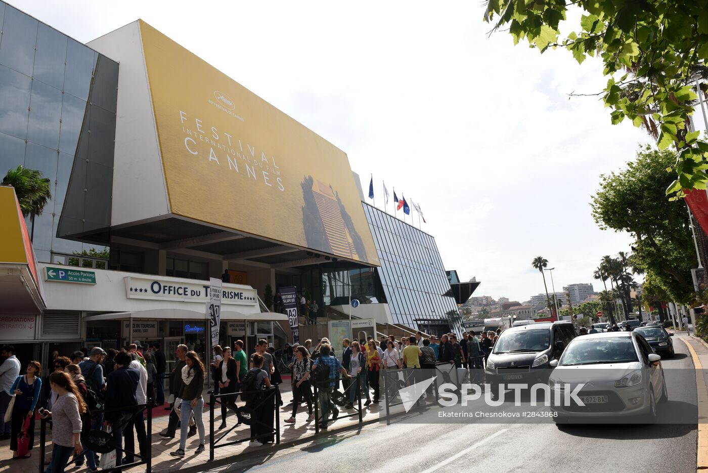 Promenade de la Croisette ahead of 69th Cannes Film Festival