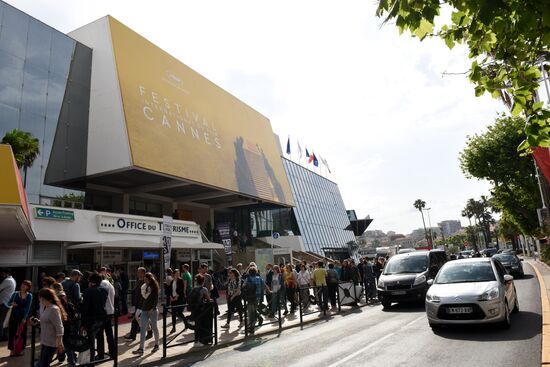 Promenade de la Croisette ahead of 69th Cannes Film Festival