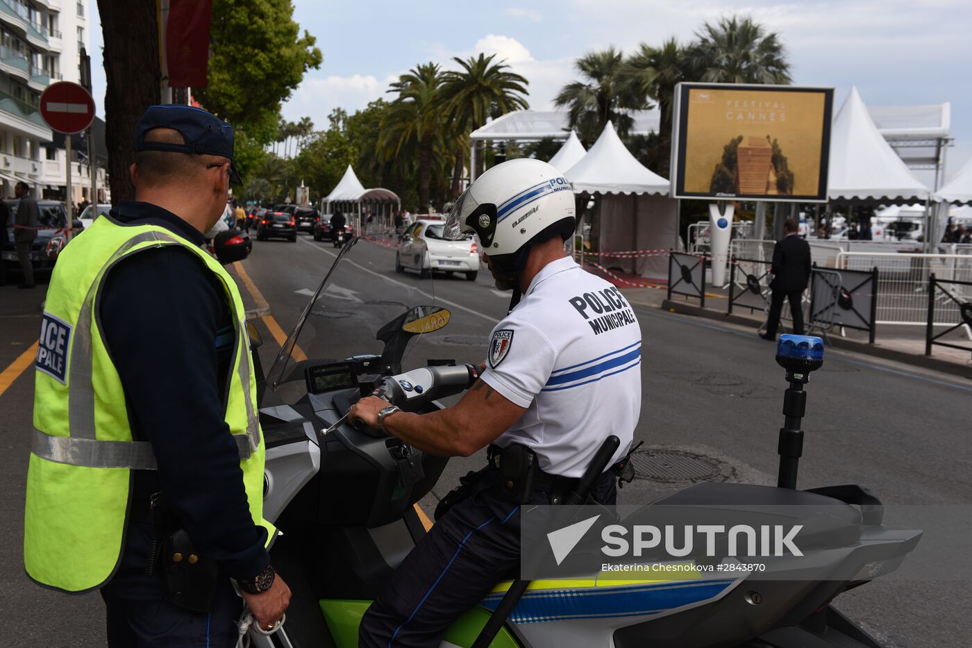 Promenade de la Croisette ahead of 69th Cannes Film Festival