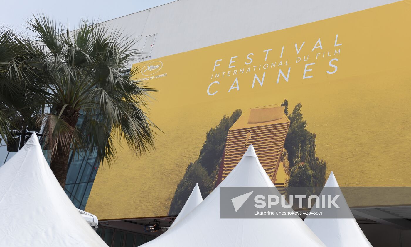 Promenade de la Croisette ahead of 69th Cannes Film Festival