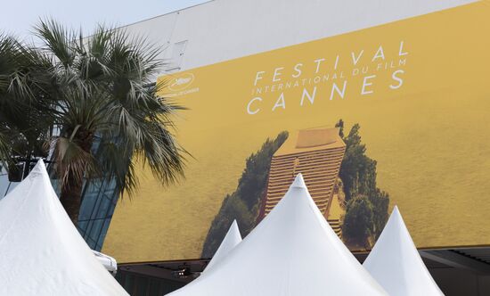 Promenade de la Croisette ahead of 69th Cannes Film Festival