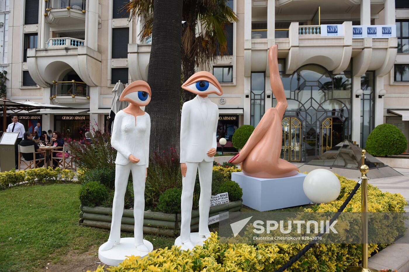 Promenade de la Croisette ahead of 69th Cannes Film Festival
