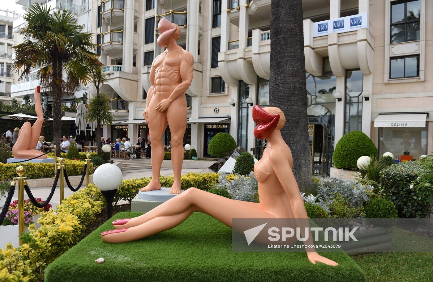 Promenade de la Croisette ahead of 69th Cannes Film Festival