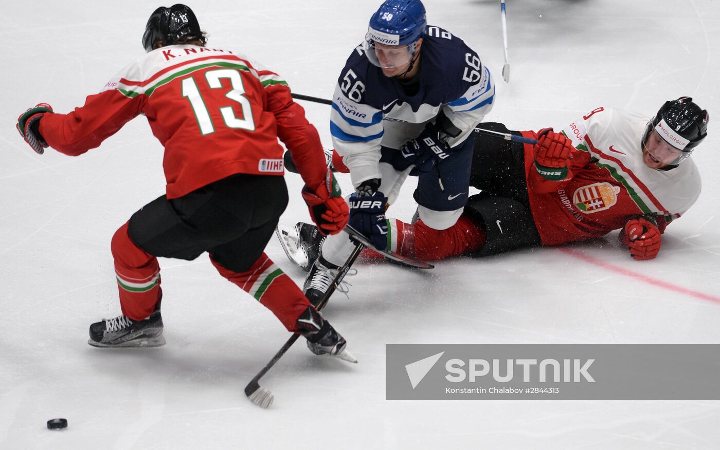 2016 IIHF World Ice Hockey Championship. Finland vs. Hungary