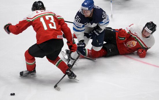 2016 IIHF World Ice Hockey Championship. Finland vs. Hungary