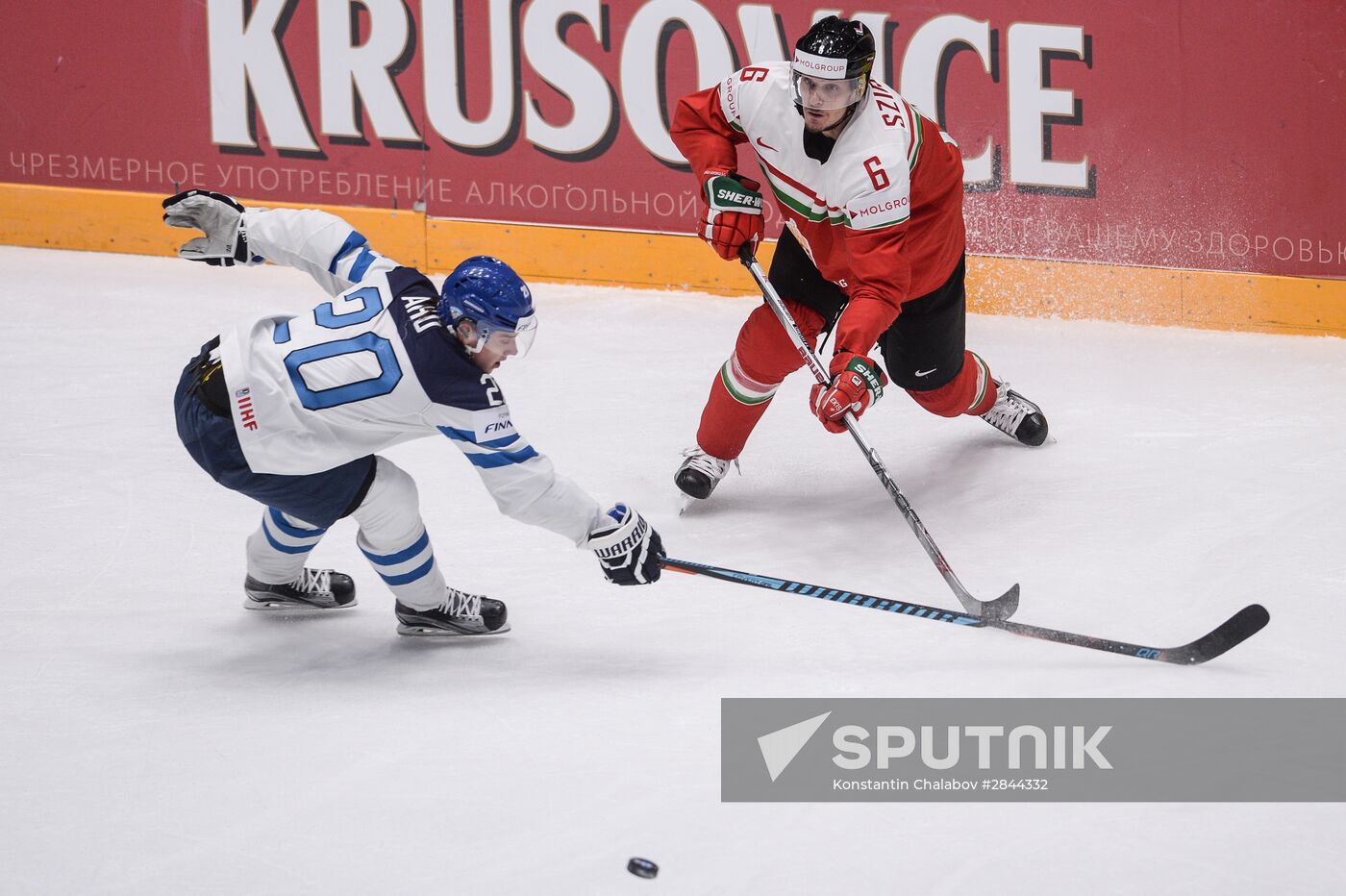 2016 IIHF World Ice Hockey Championship. Finland vs. Hungary