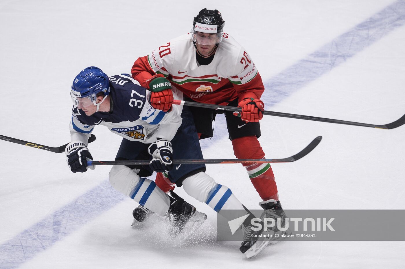 2016 IIHF World Ice Hockey Championship. Finland vs. Hungary