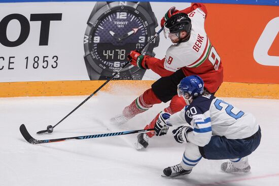 2016 IIHF World Ice Hockey Championship. Finland vs. Hungary