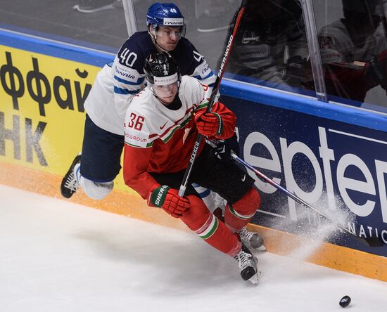 2016 IIHF World Ice Hockey Championship. Finland vs. Hungary