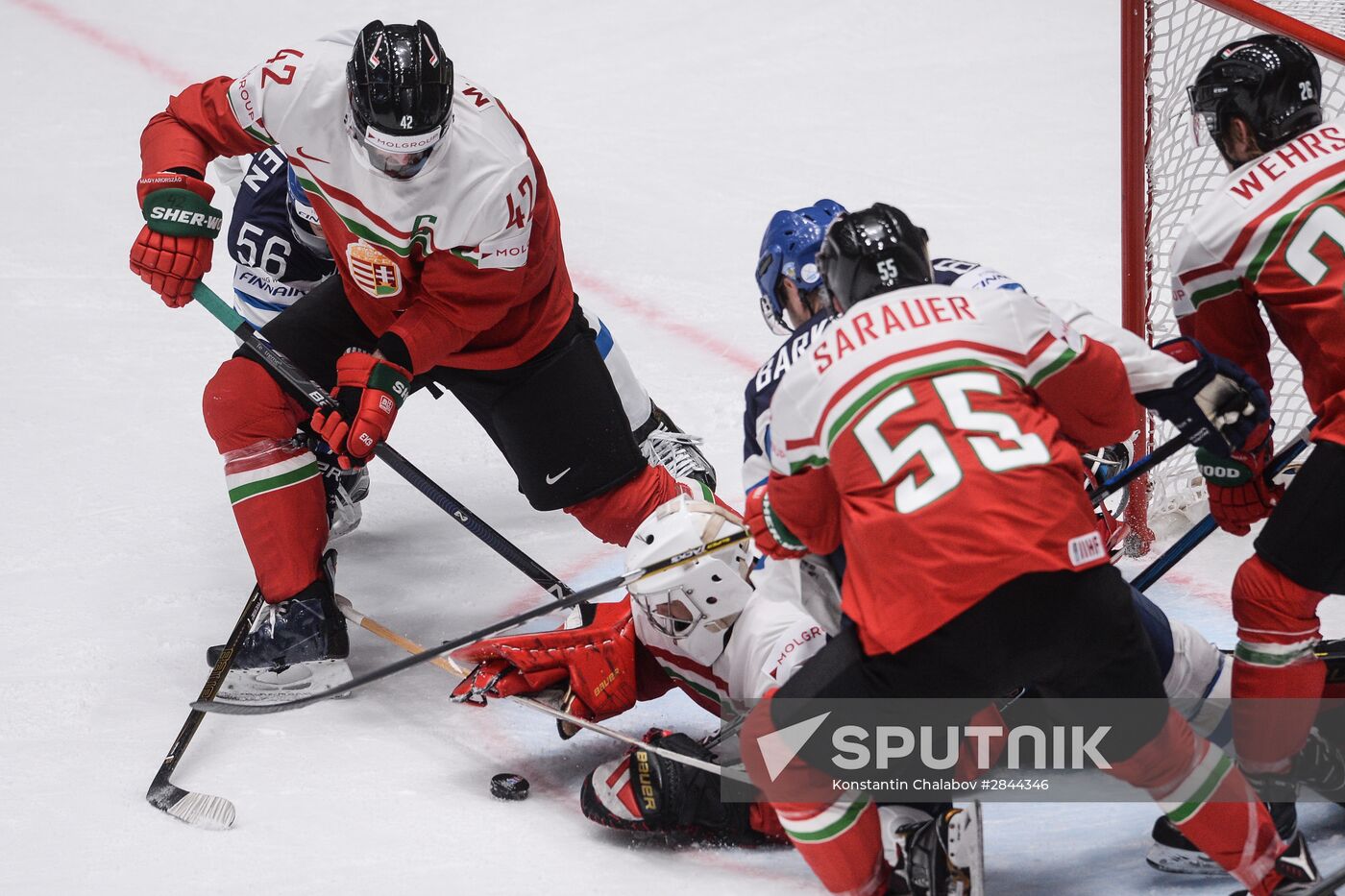 2016 IIHF World Ice Hockey Championship. Finland vs. Hungary