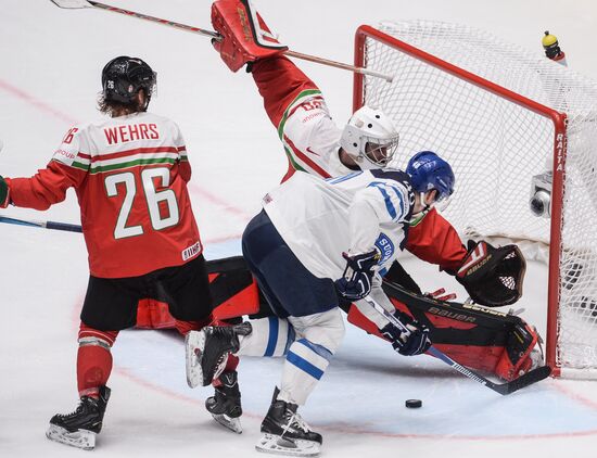 2016 IIHF World Ice Hockey Championship. Finland vs. Hungary