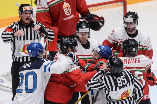 2016 IIHF World Ice Hockey Championship. Finland vs. Hungary
