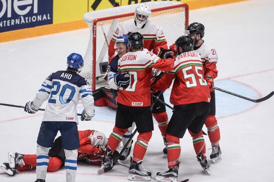 2016 IIHF World Ice Hockey Championship. Finland vs. Hungary