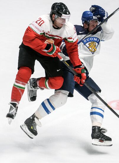 2016 IIHF World Ice Hockey Championship. Finland vs. Hungary