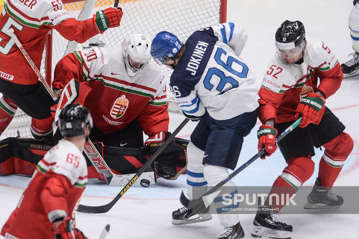 2016 IIHF World Ice Hockey Championship. Finland vs. Hungary