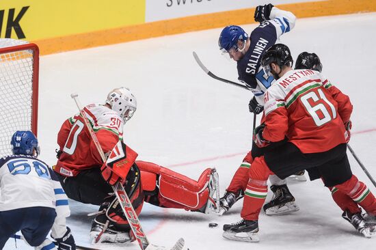 2016 IIHF World Ice Hockey Championship. Finland vs. Hungary