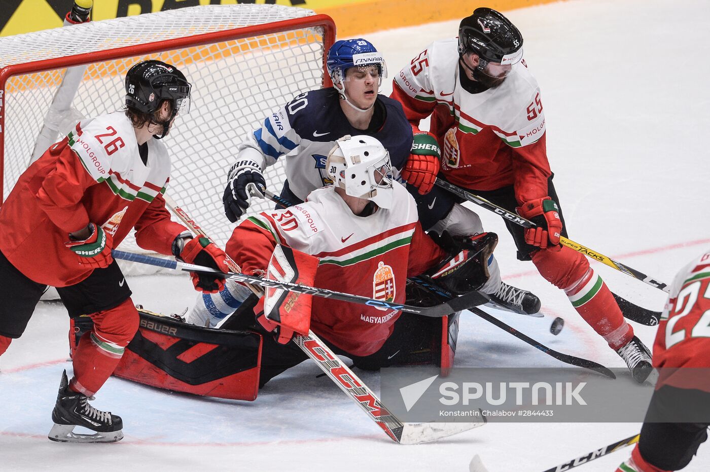 2016 IIHF World Ice Hockey Championship. Finland vs. Hungary