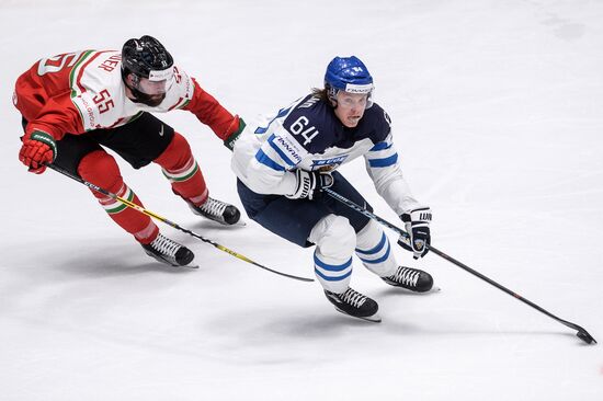 2016 IIHF World Ice Hockey Championship. Finland vs. Hungary