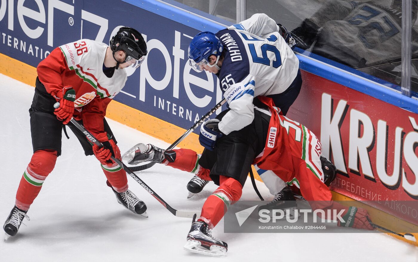 2016 IIHF World Ice Hockey Championship. Finland vs. Hungary