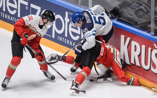 2016 IIHF World Ice Hockey Championship. Finland vs. Hungary