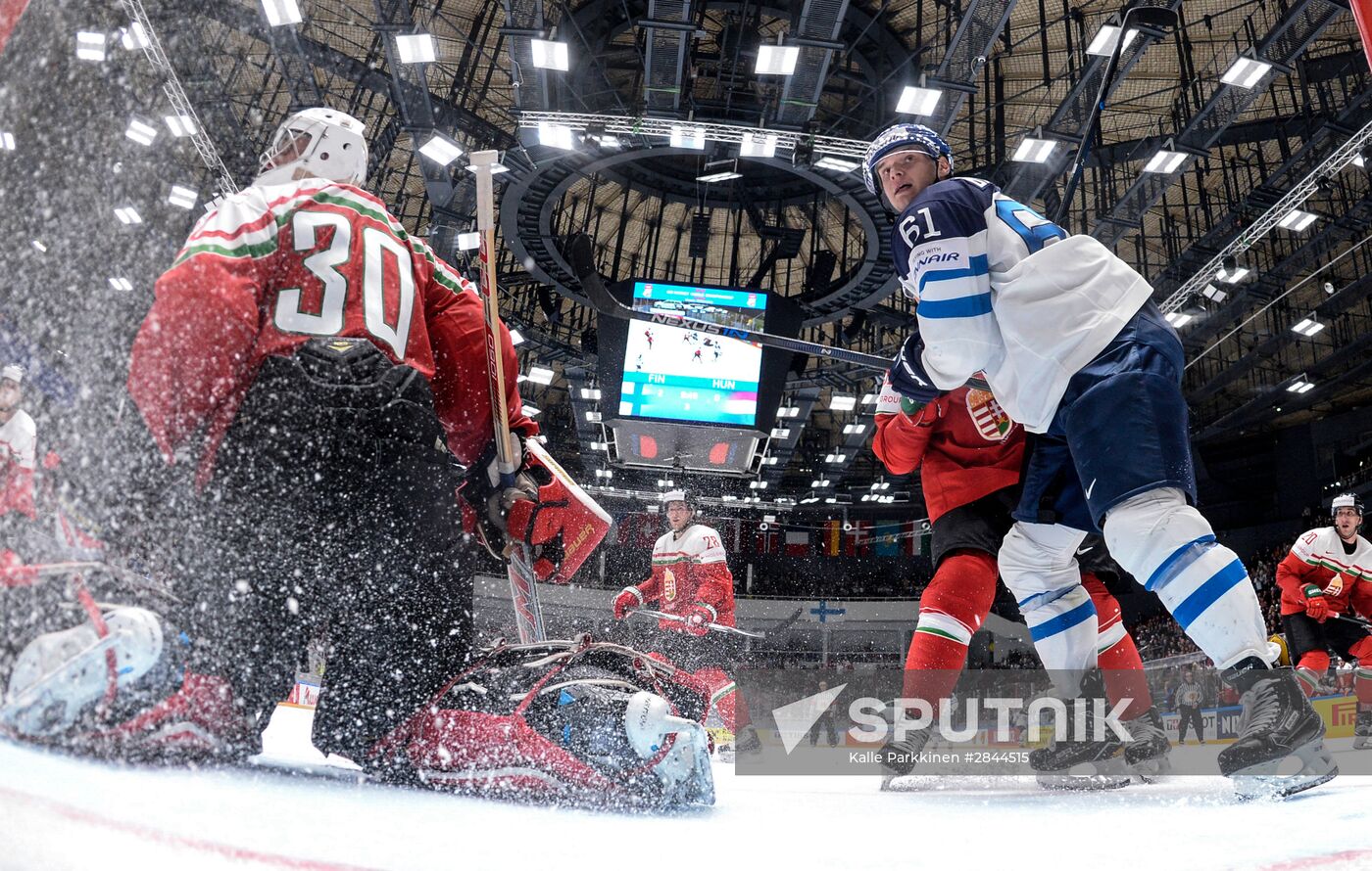 2016 IIHF World Ice Hockey Championship. Finland vs. Hungary