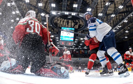 2016 IIHF World Ice Hockey Championship. Finland vs. Hungary