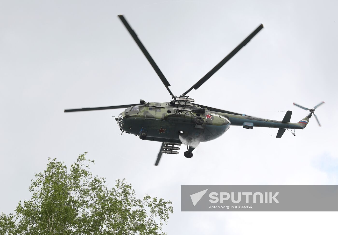 Fire extinguishing training in Belgorod region