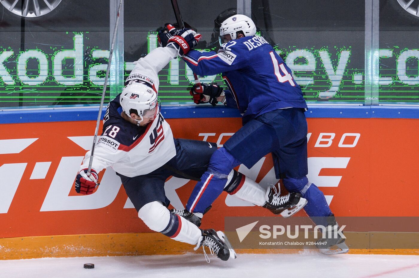 2016 IIHF World Championship. USA vs. France
