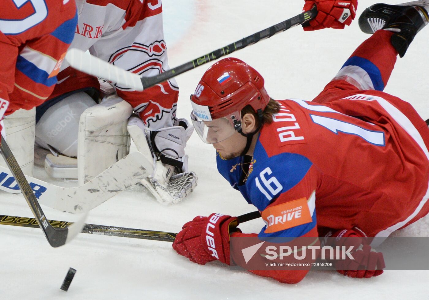 2016 IIHF World Ice Hockey Championship. Russia vs. Denmark