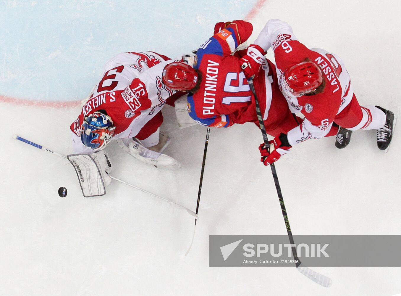 2016 IIHF World Ice Hockey Championship. Russia vs. Denmark