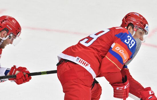 2016 IIHF World Ice Hockey Championship. Russia vs. Denmark