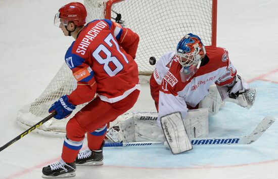 2016 IIHF World Ice Hockey Championship. Russia vs. Denmark