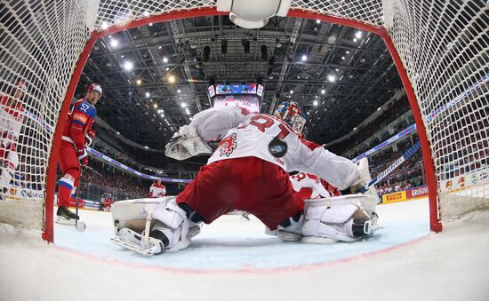 2016 IIHF World Ice Hockey Championship. Russia vs. Denmark