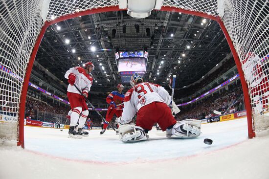 2016 IIHF World Ice Hockey Championship. Russia vs. Denmark