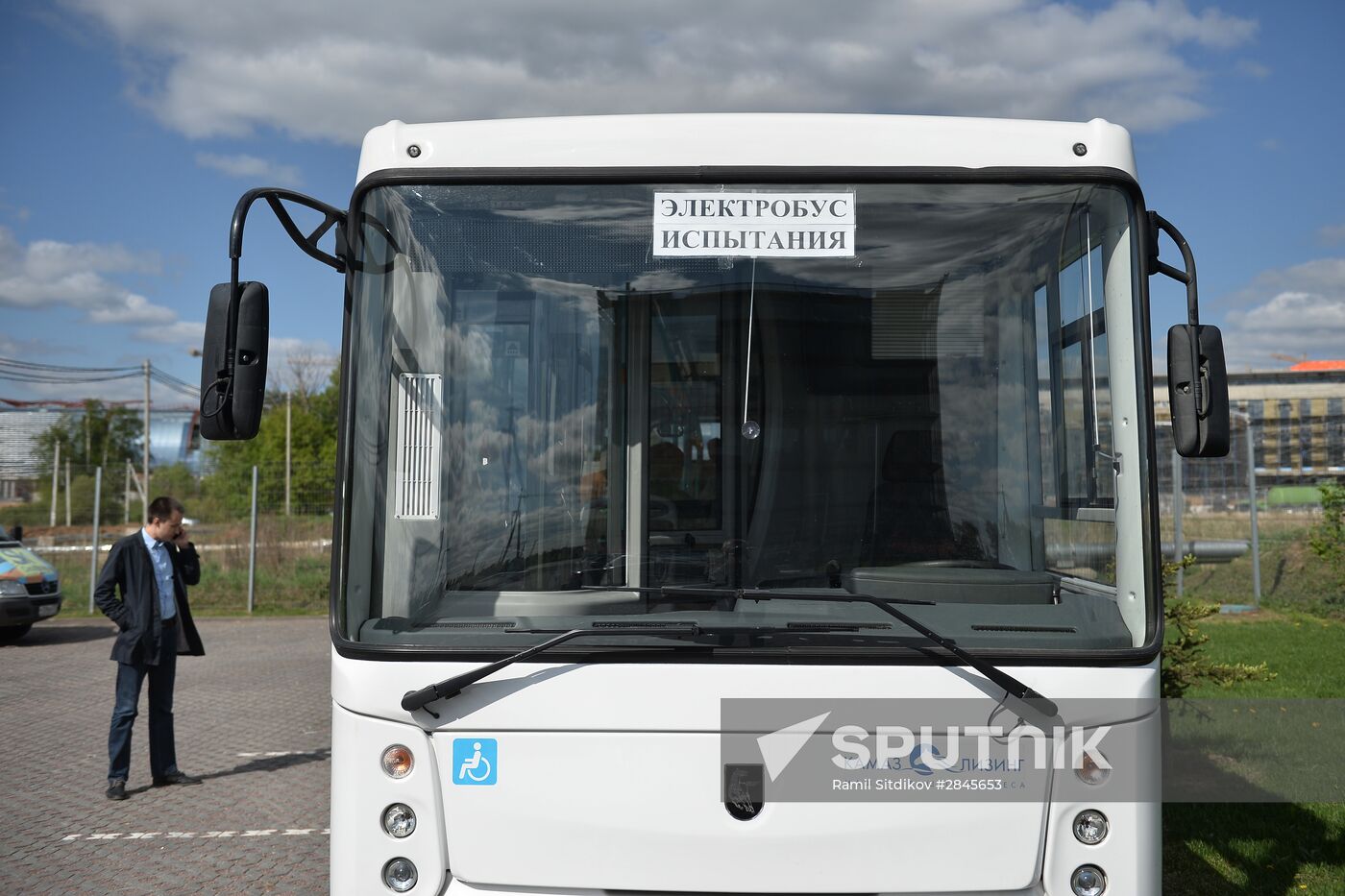 Electric bus tested in Russia
