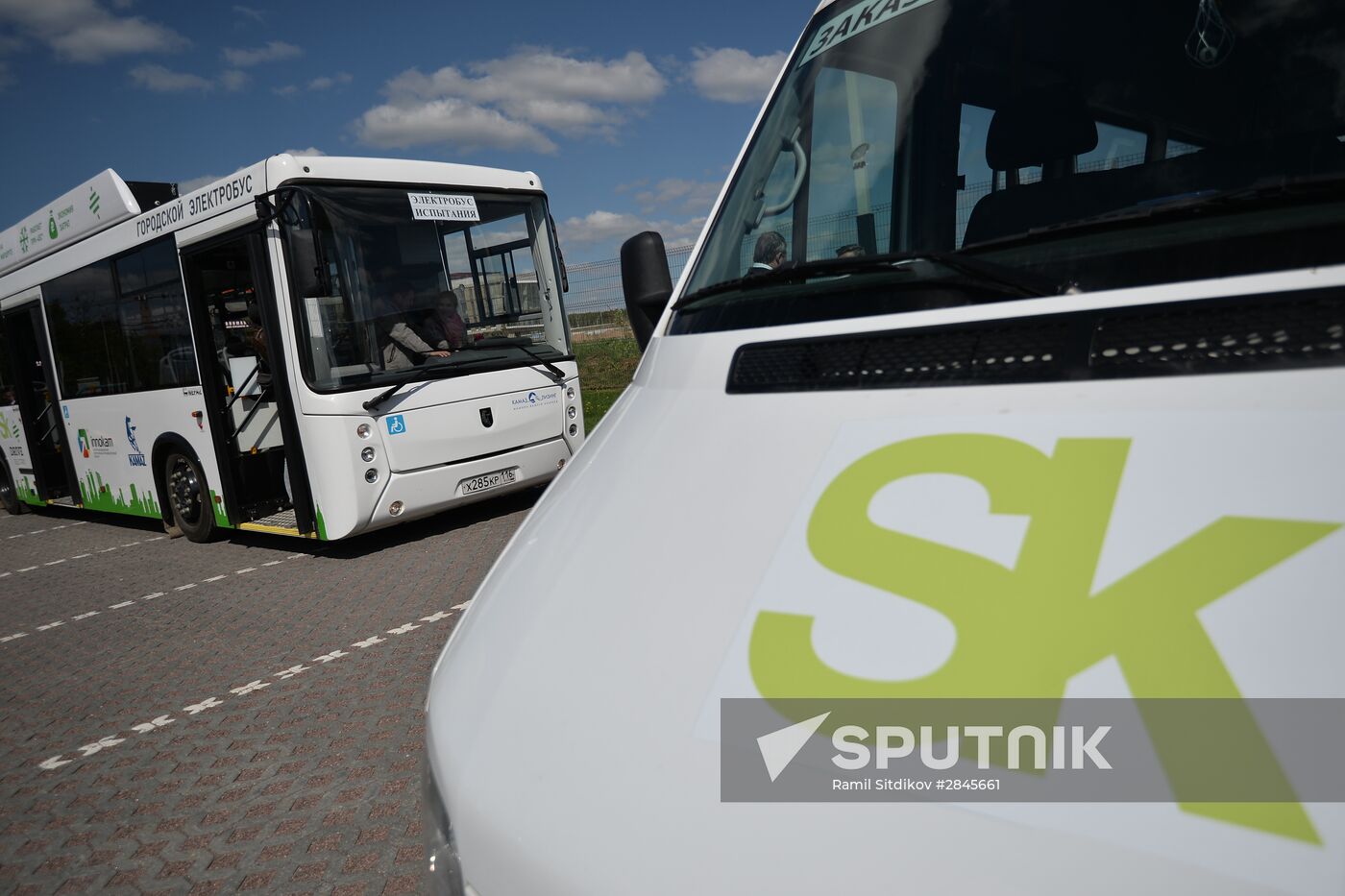 Electric bus tested in Russia