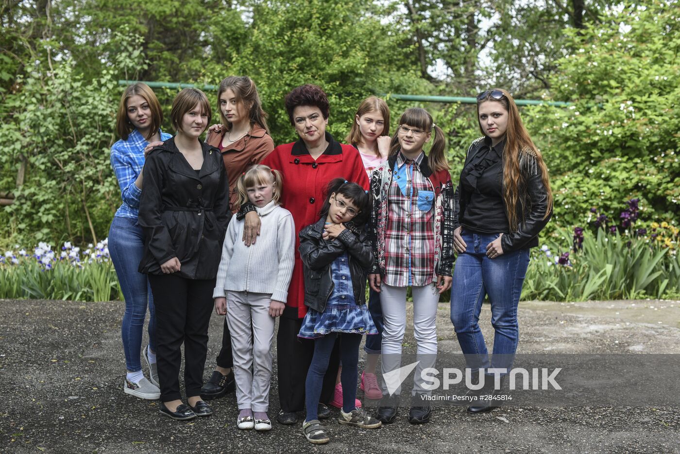 Cherkashin multi-child family from Maykop