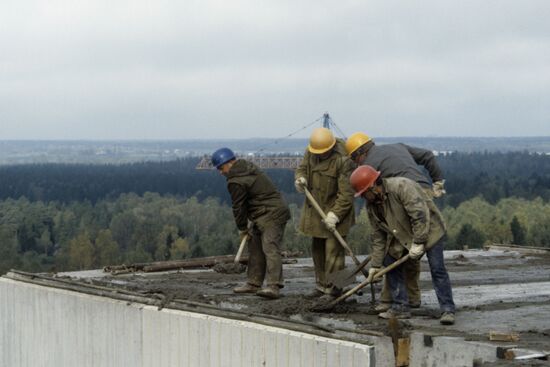 Construction of Zelenograd