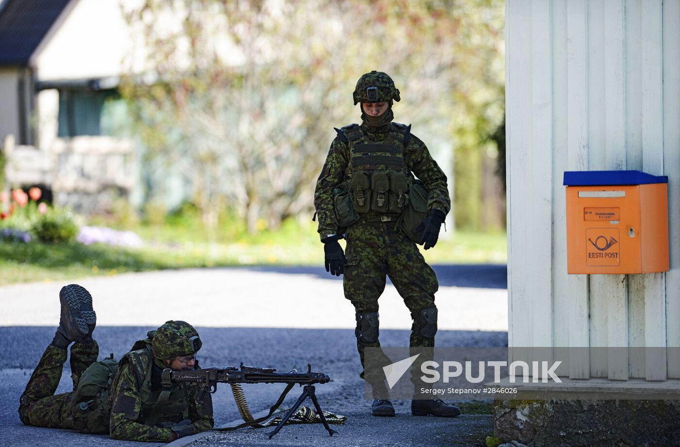 NATO holds Spring Storm drill in Estonia