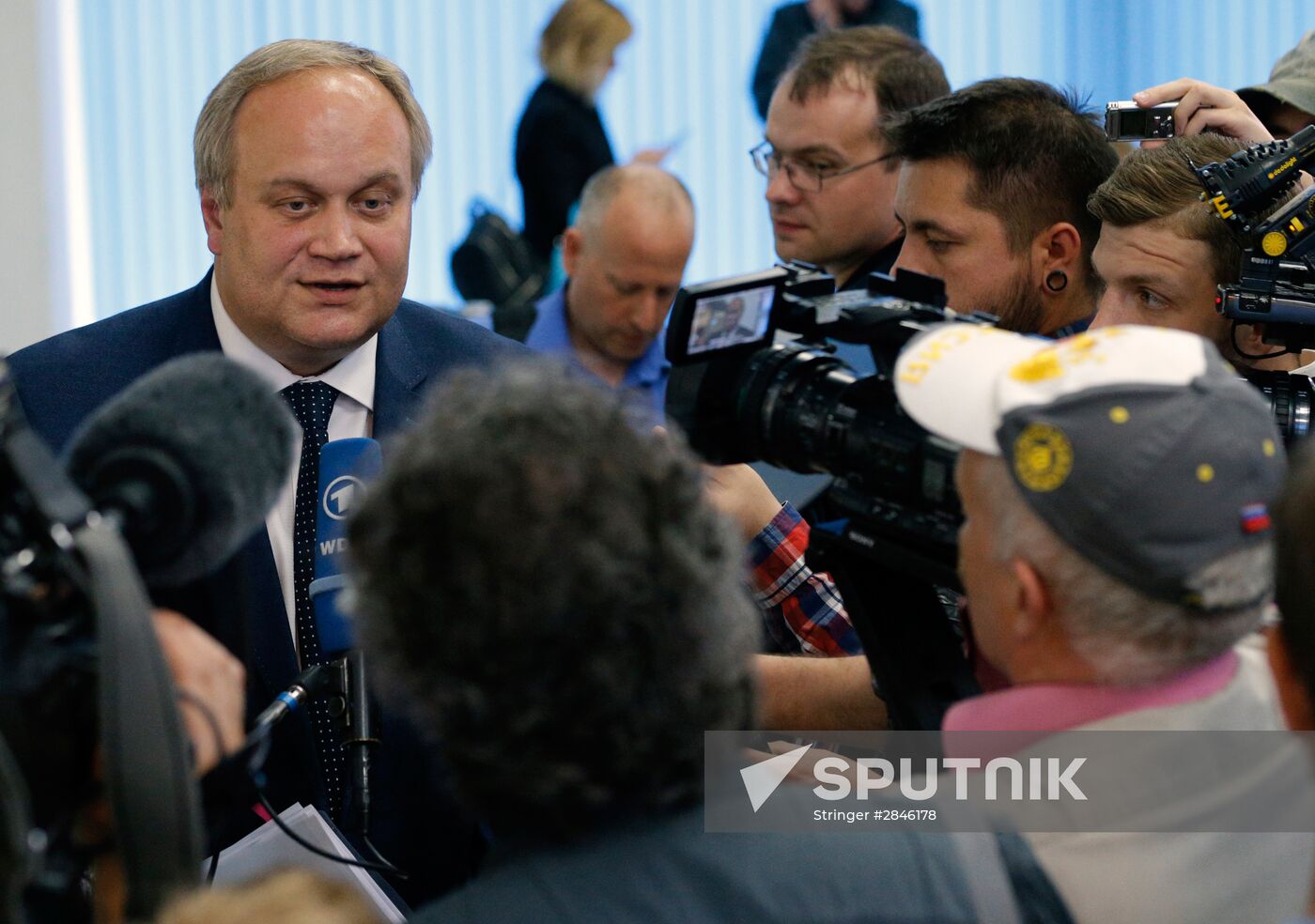 News conference by Olympic champions Legkov and Zubkov