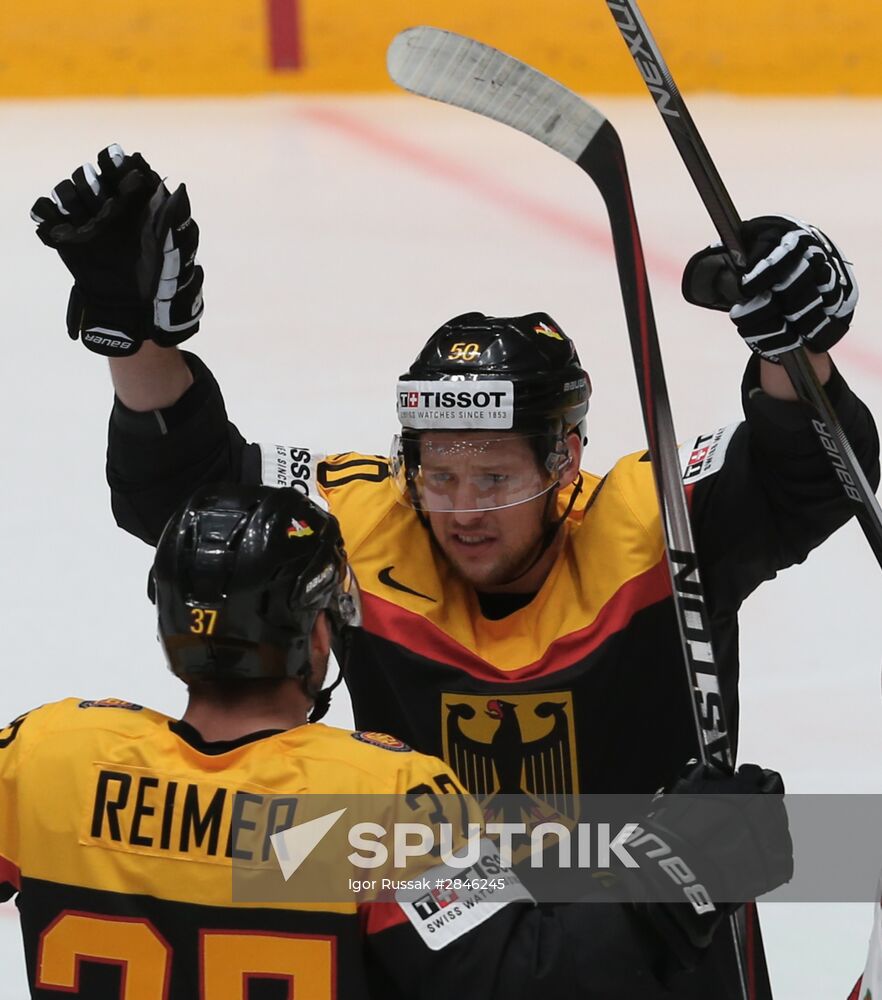 2016 IIHF World Ice Hockey Championship. Germany vs. Belarus
