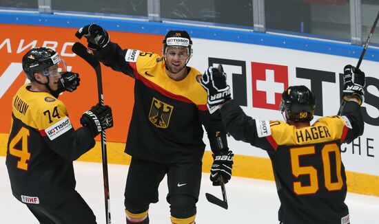 2016 IIHF World Ice Hockey Championship. Germany vs. Belarus