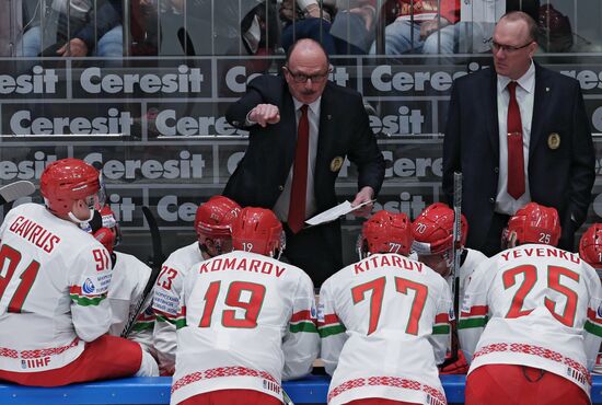 2016 IIHF World Ice Hockey Championship. Germany vs. Belarus