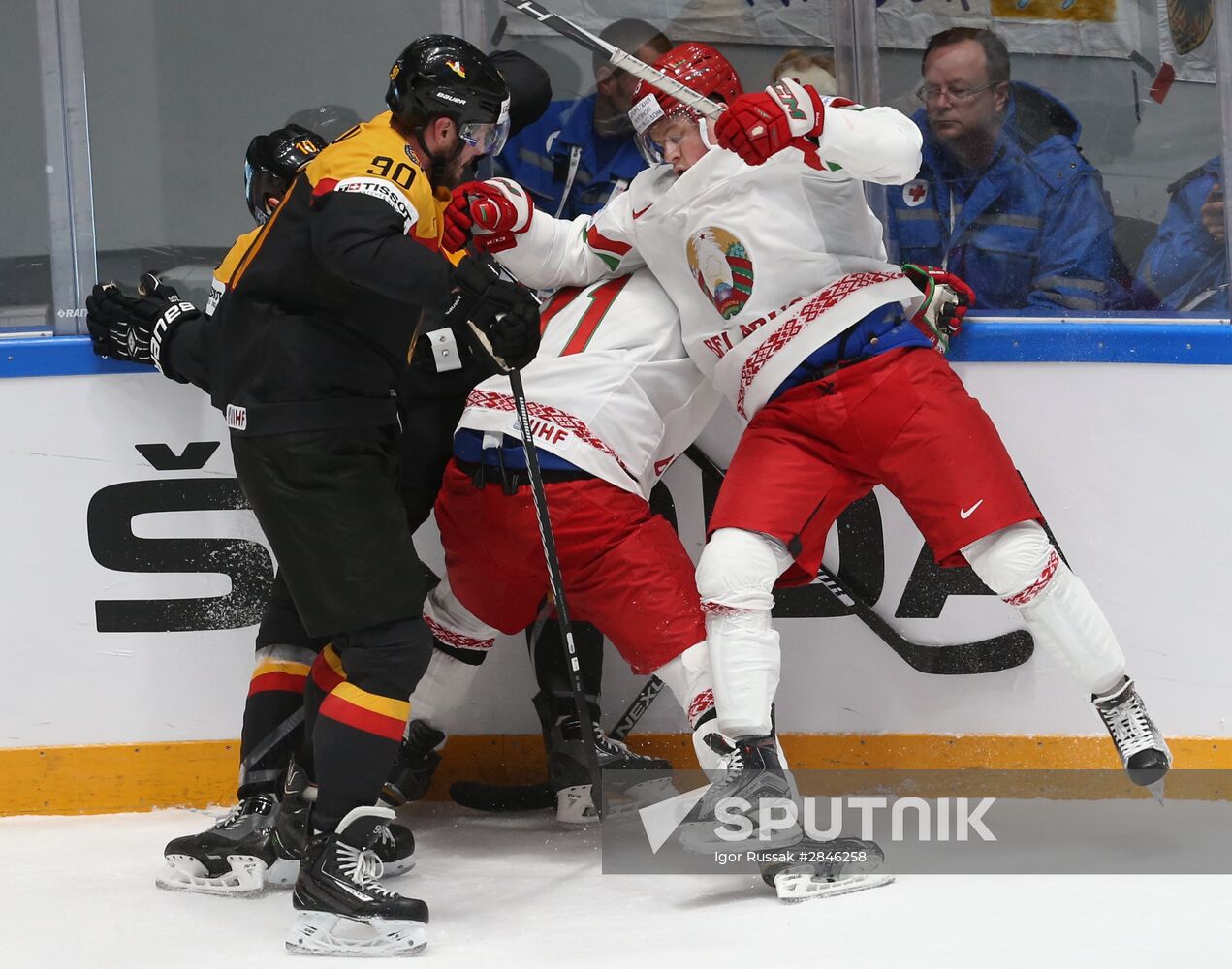 2016 IIHF World Ice Hockey Championship. Germany vs. Belarus